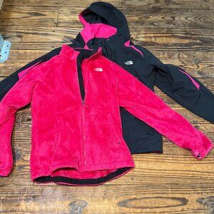 North Face  Boundary Triclimate Hyvent 3-in-1 Jacket Pink Anorak Womens Medium